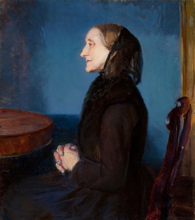 Portrait of Ane Hedvig Brøndum by Anna Ancher